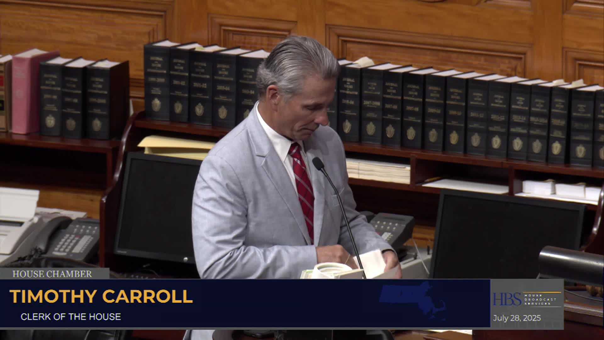 MA House of Representatives Session 07.28.25