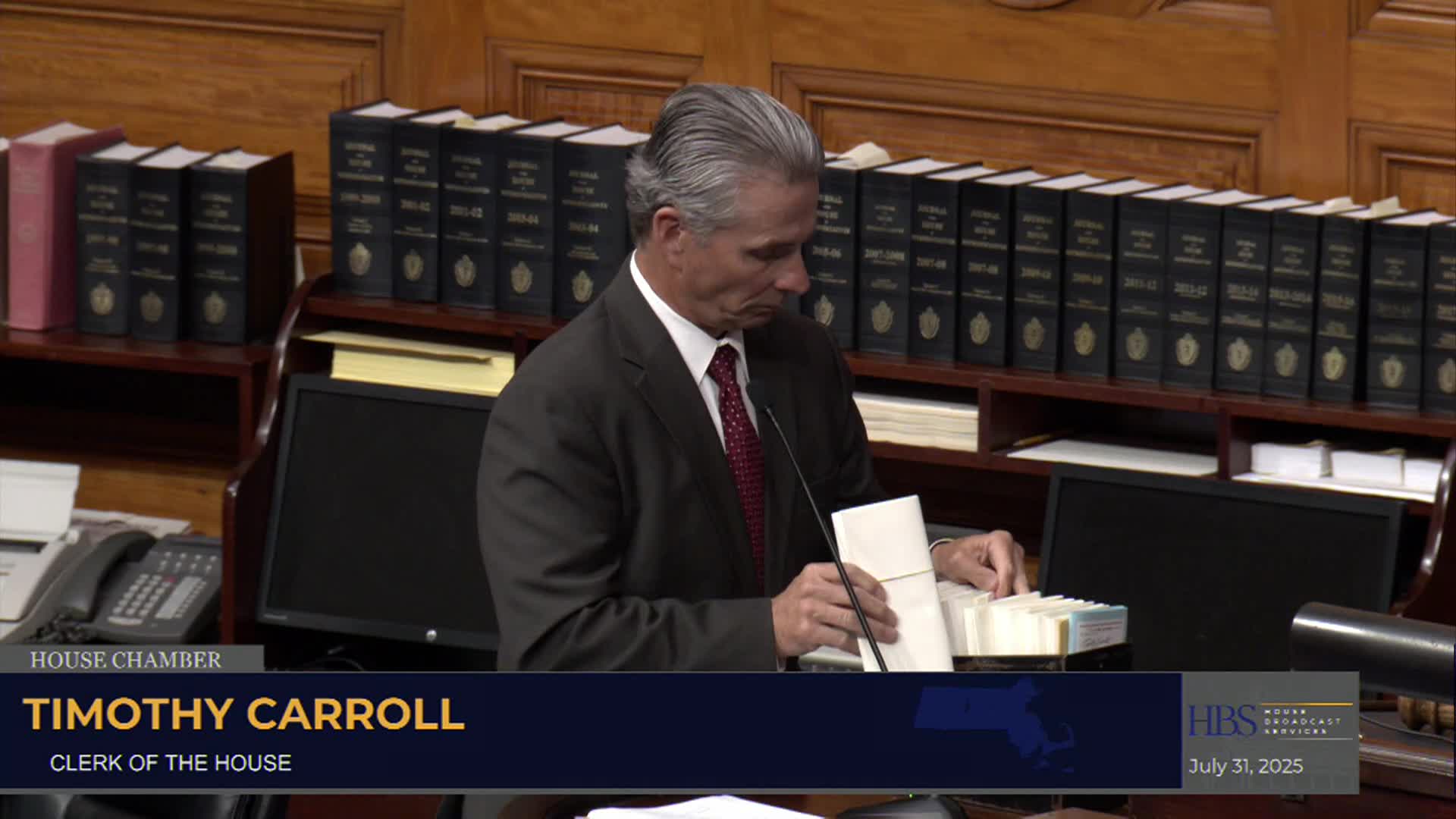 MA House of Representatives Formal Session 07.31.25