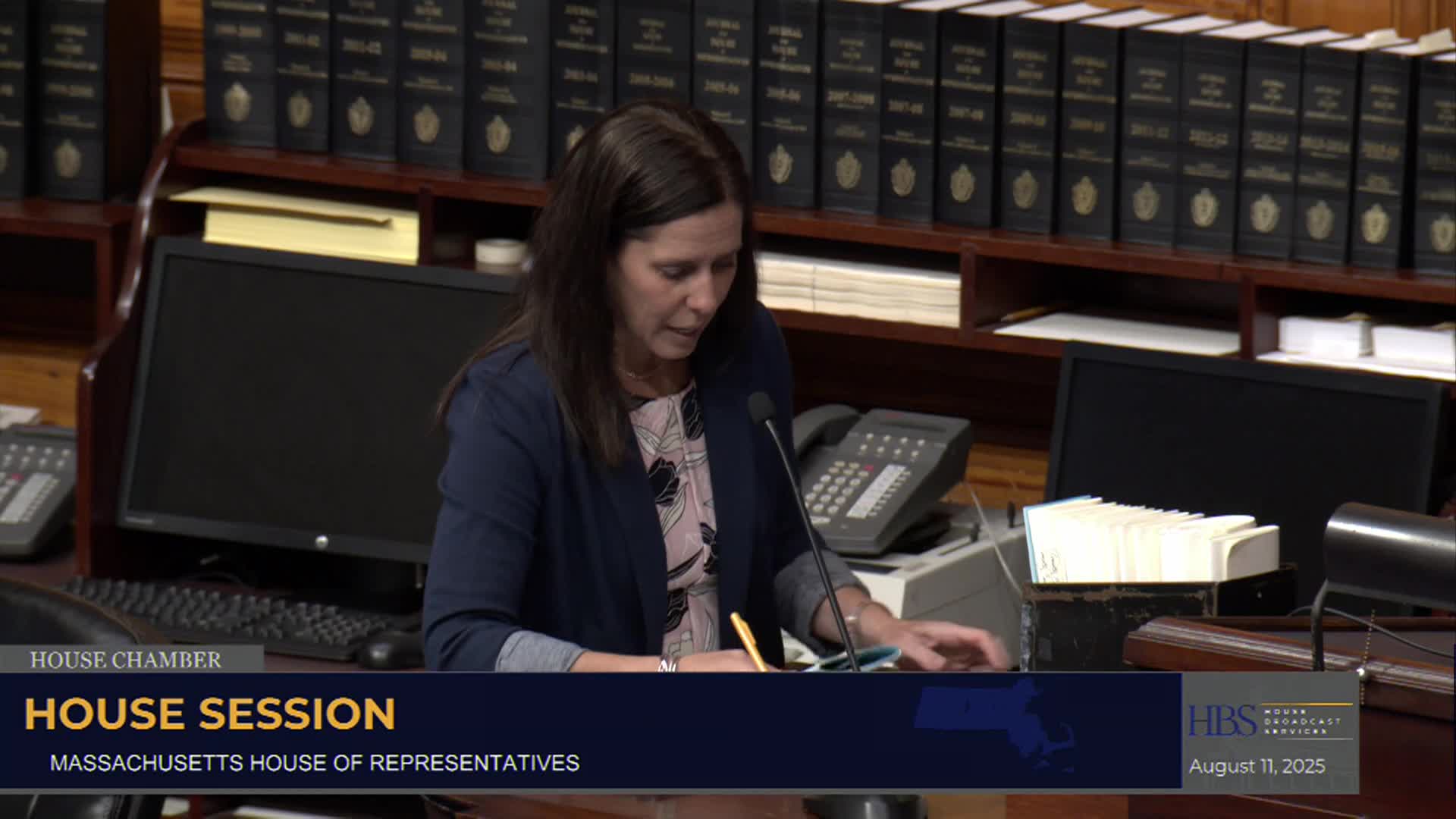 MA House of Representatives Session 08.11.25