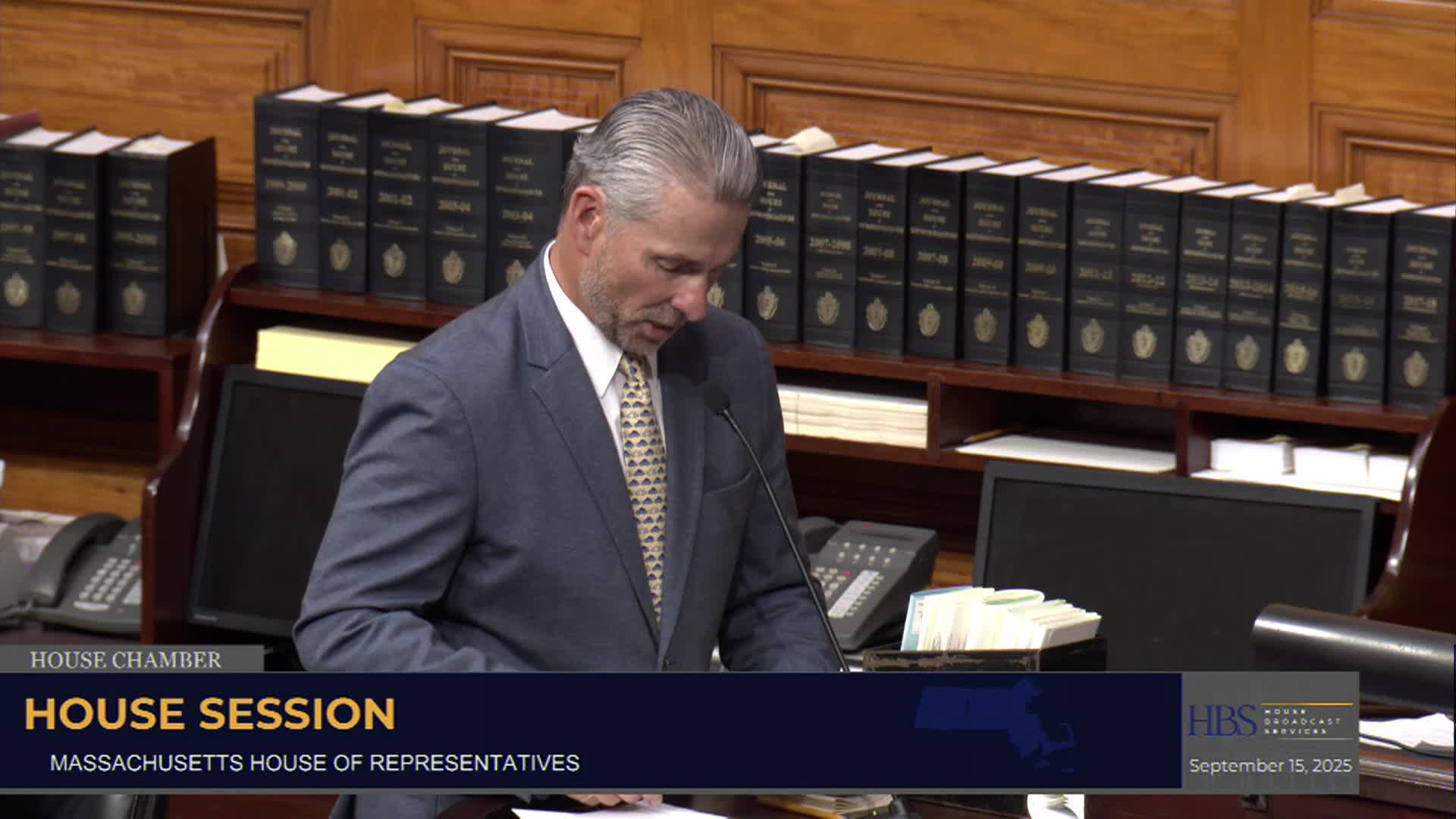 MA House of Representatives Session 09.15.25