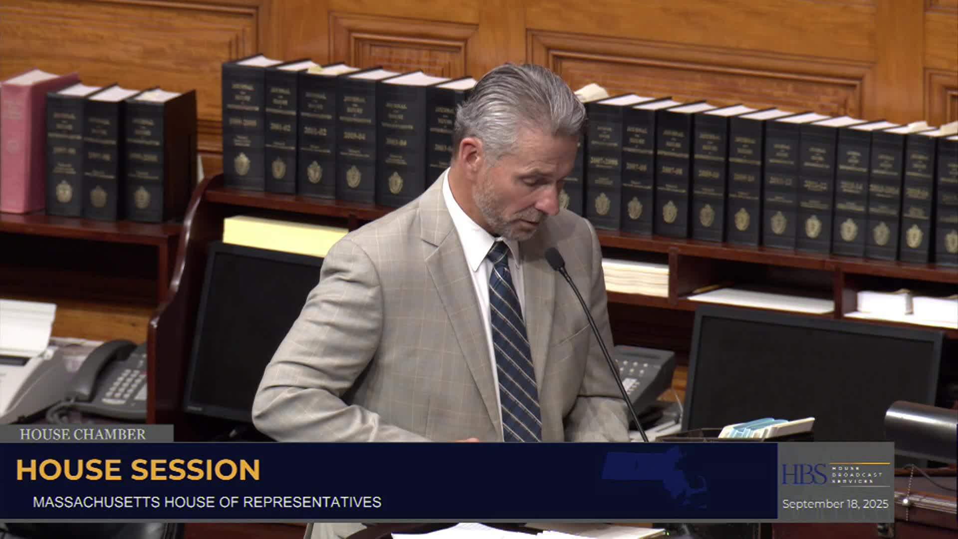 MA House of Representatives Session 09.18.25