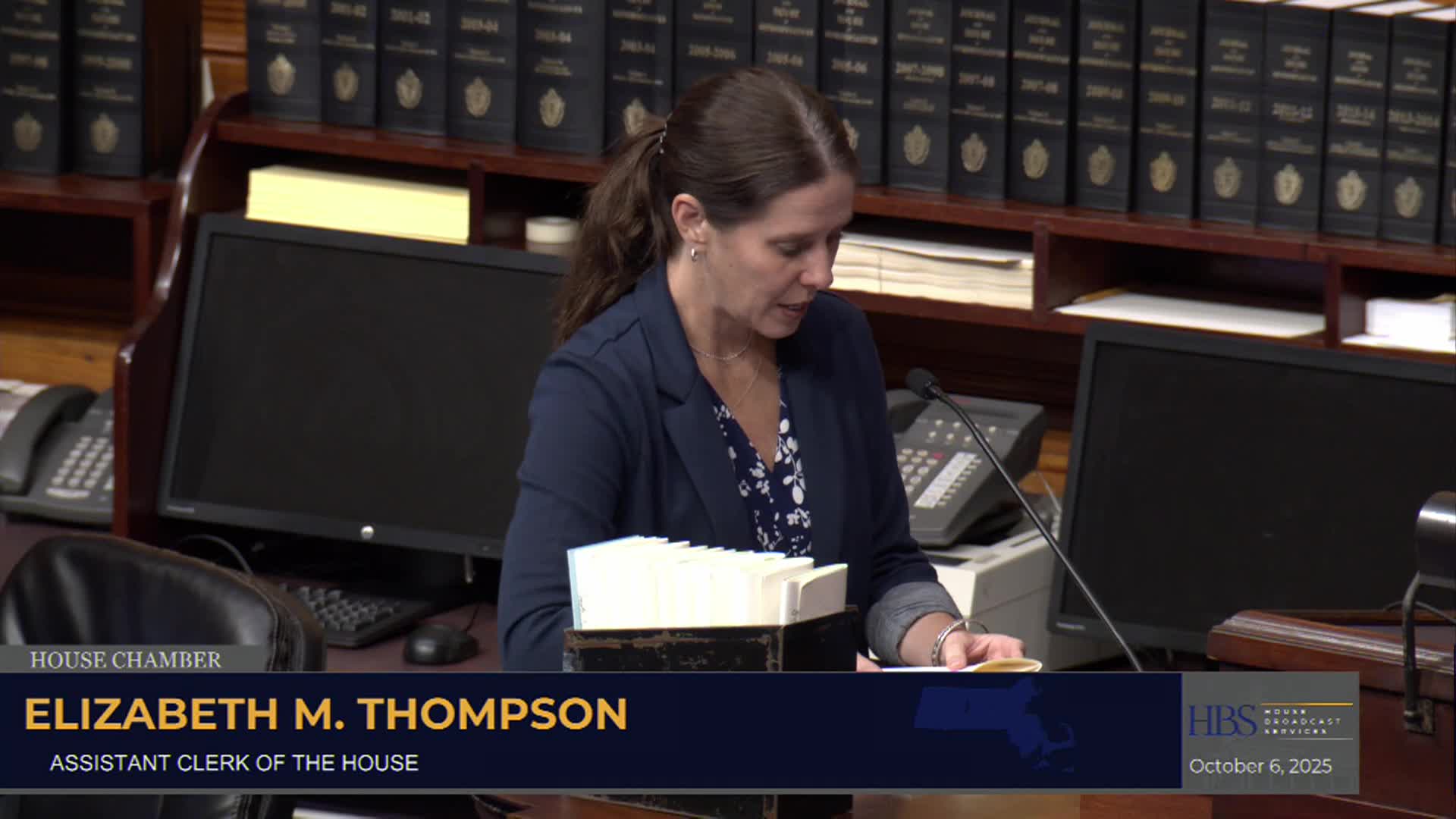 MA House of Representatives Session 10.06.25
