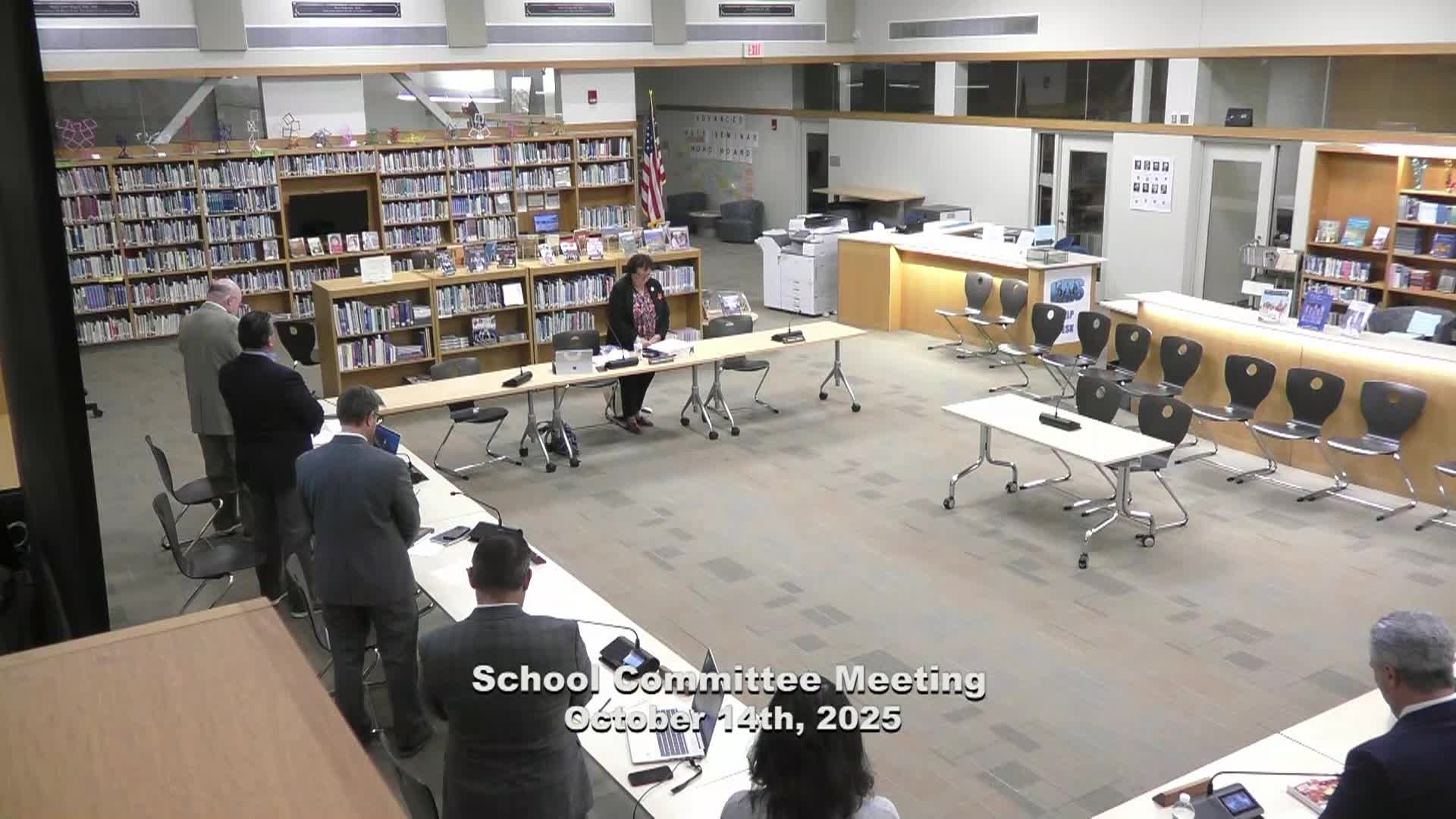 Meeting of the School Committee 10.14.25