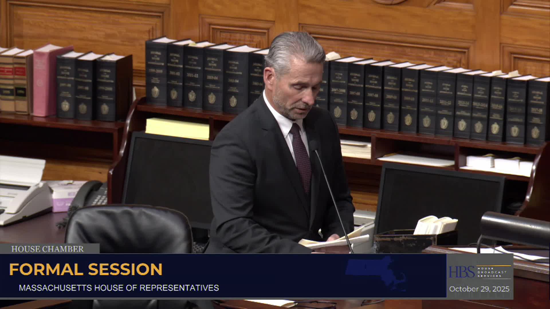 MA House of Representatives Formal Session 10.29.25