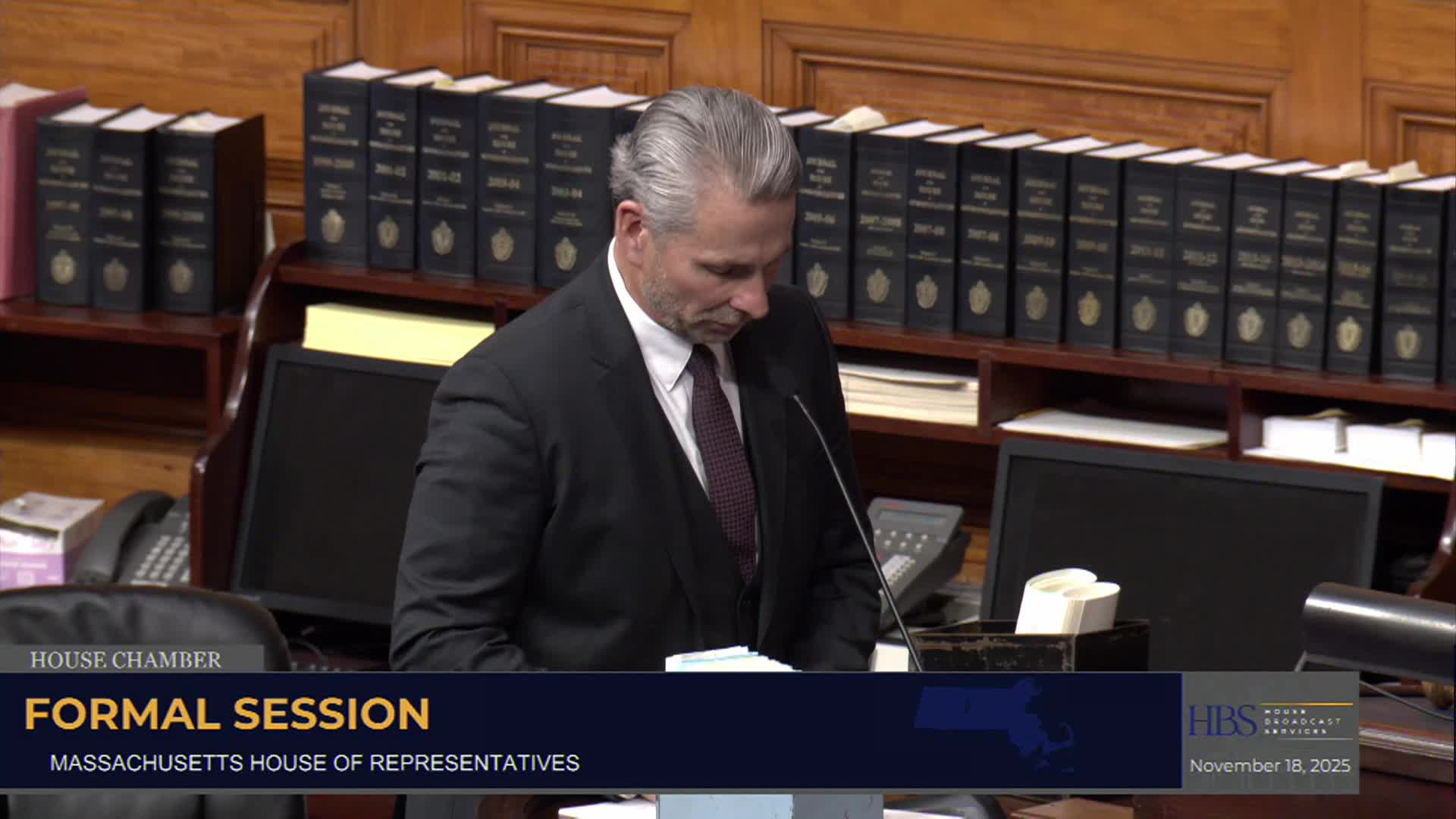 MA House of  Representatives Formal Session 11.18.25