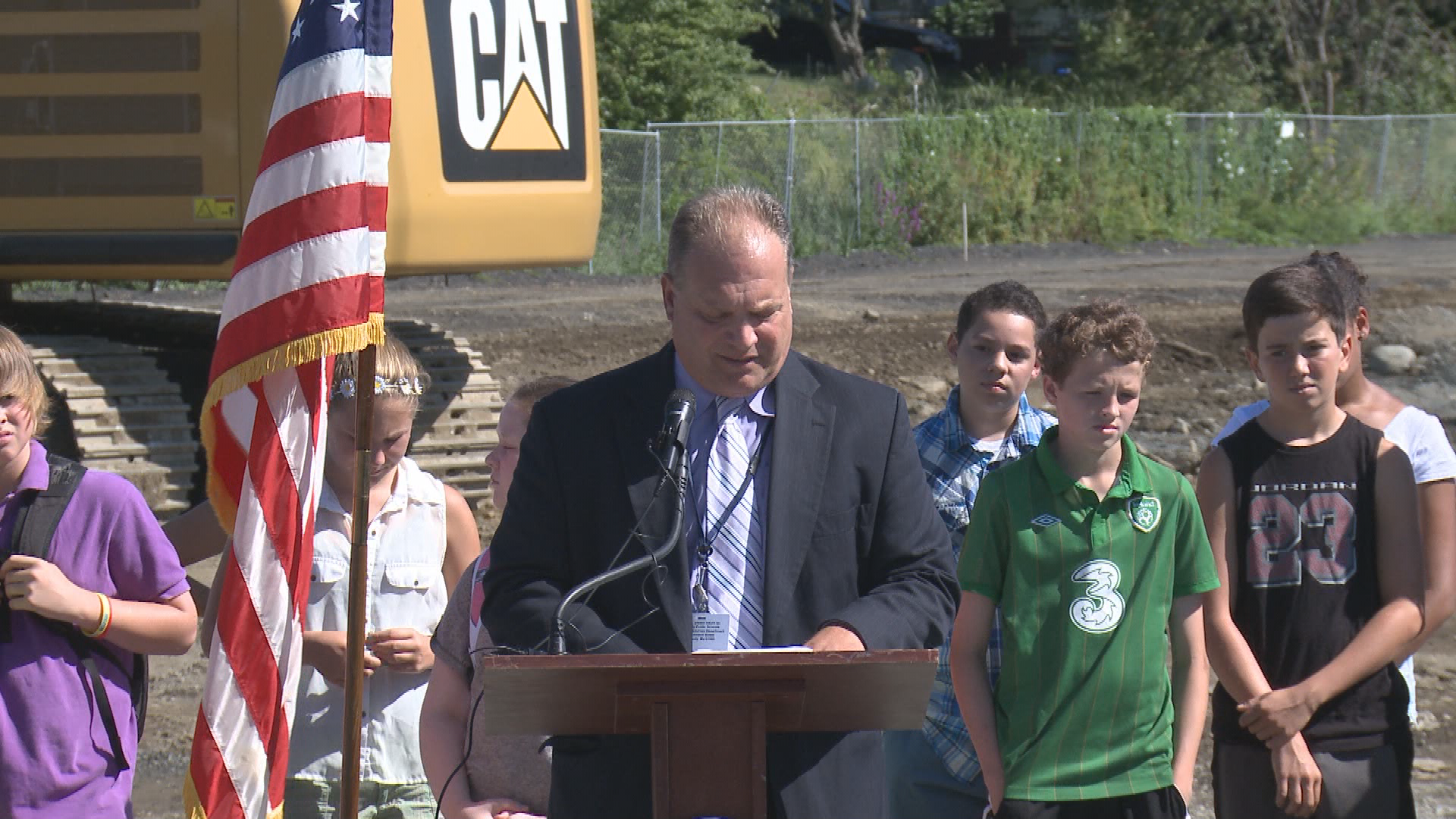 Groundbreaking New Higgins Middle School 2014