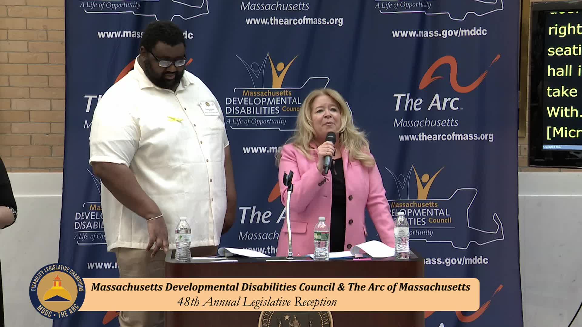 MDDC and ARC of Mass Legislative Reception 03.10.26