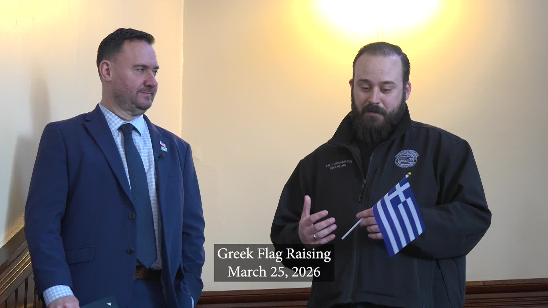 Thumbnail image for Greek Flag Raising 03.25.26