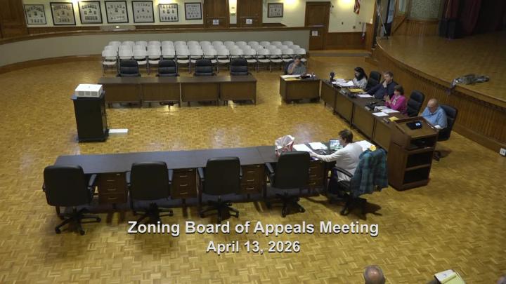 Thumbnail image for Zoning Board of Appeals Meeting 04.13.26