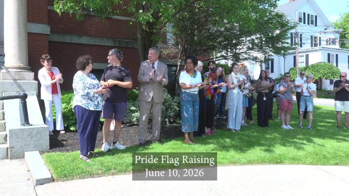 Thumbnail image for Peabody Pride Flag Raising Ceremony 06.10.26