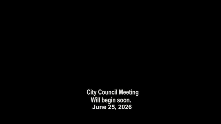 Thumbnail image for Regular Meeting of the City Council 06.25.26