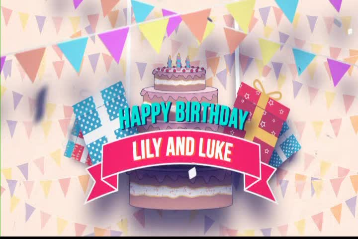 Lily and Lukes birthday Parade