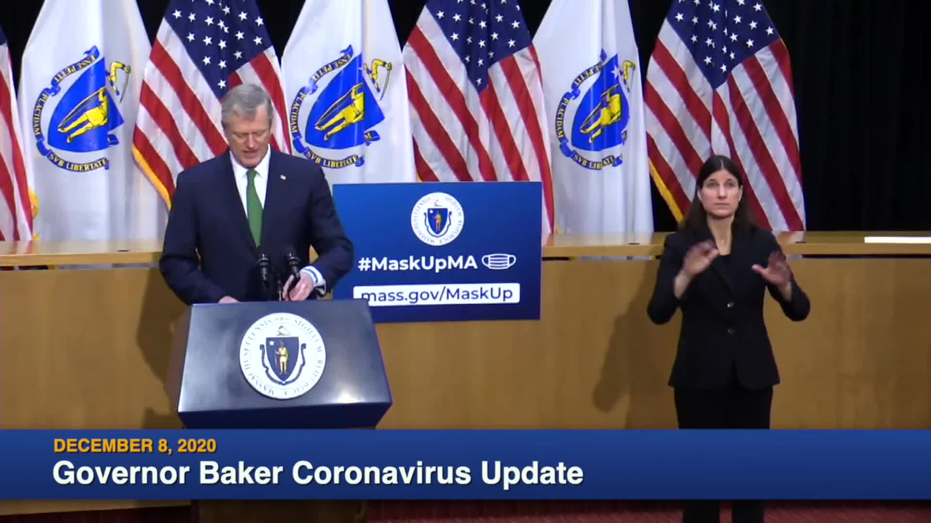 Governor Bakers COVID19 Update Dec., 8, 2020