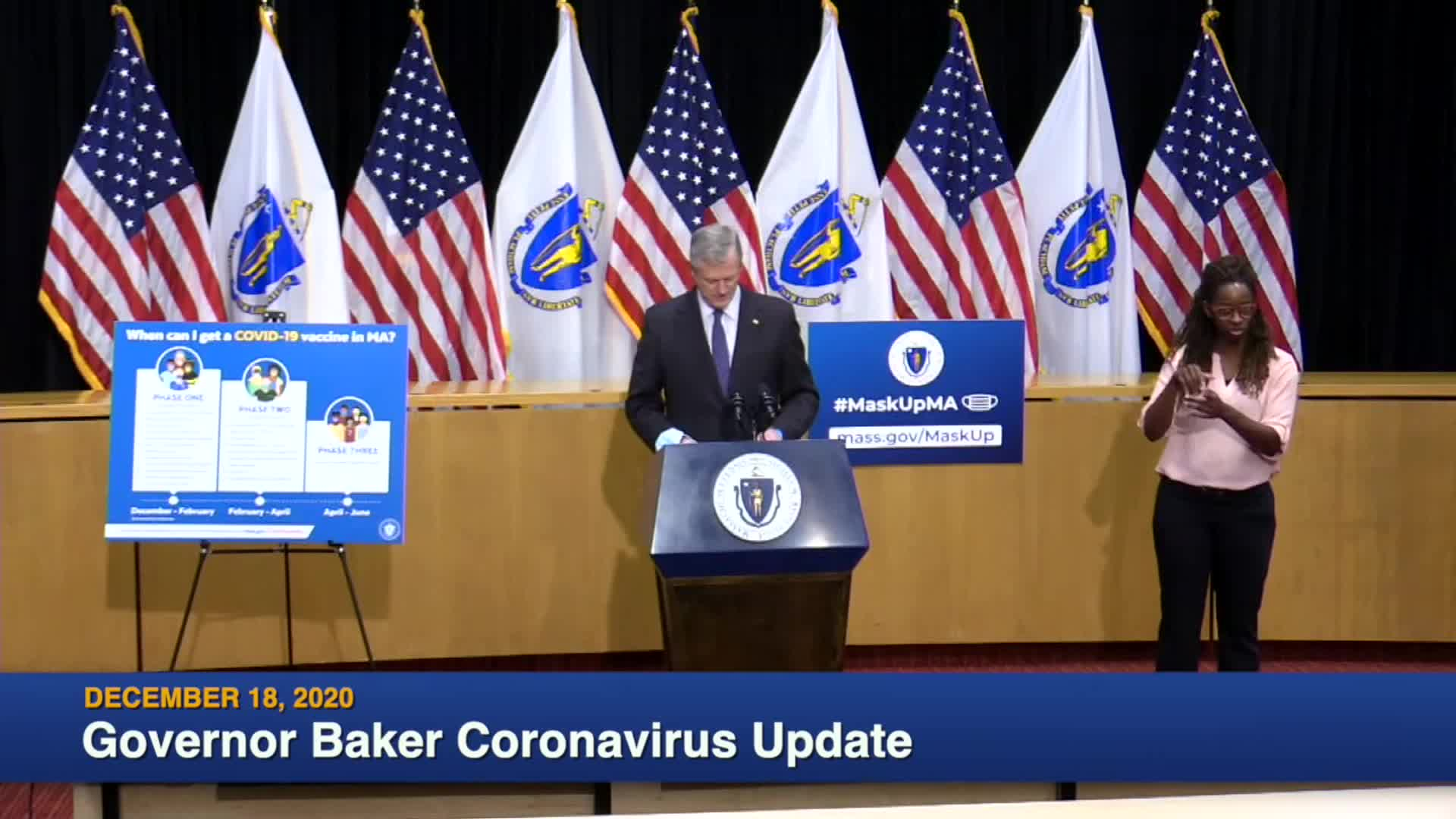 Governor Bakers COVID19 Update Dec., 18, 2020