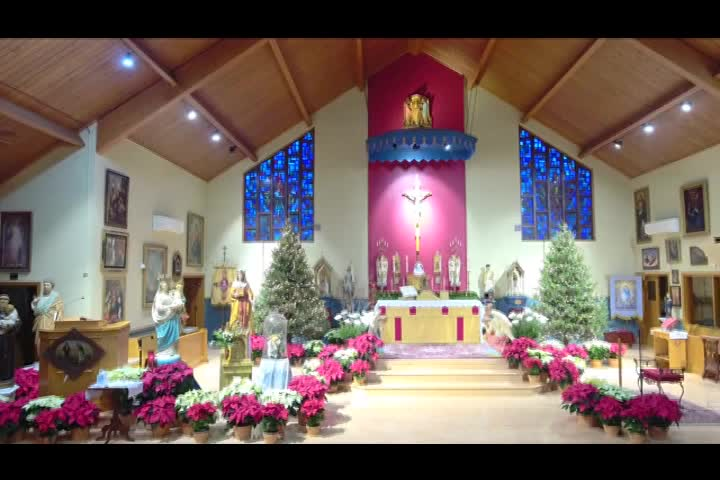 St.Adelaides Church Christmas Mass Dec., 25, 2020