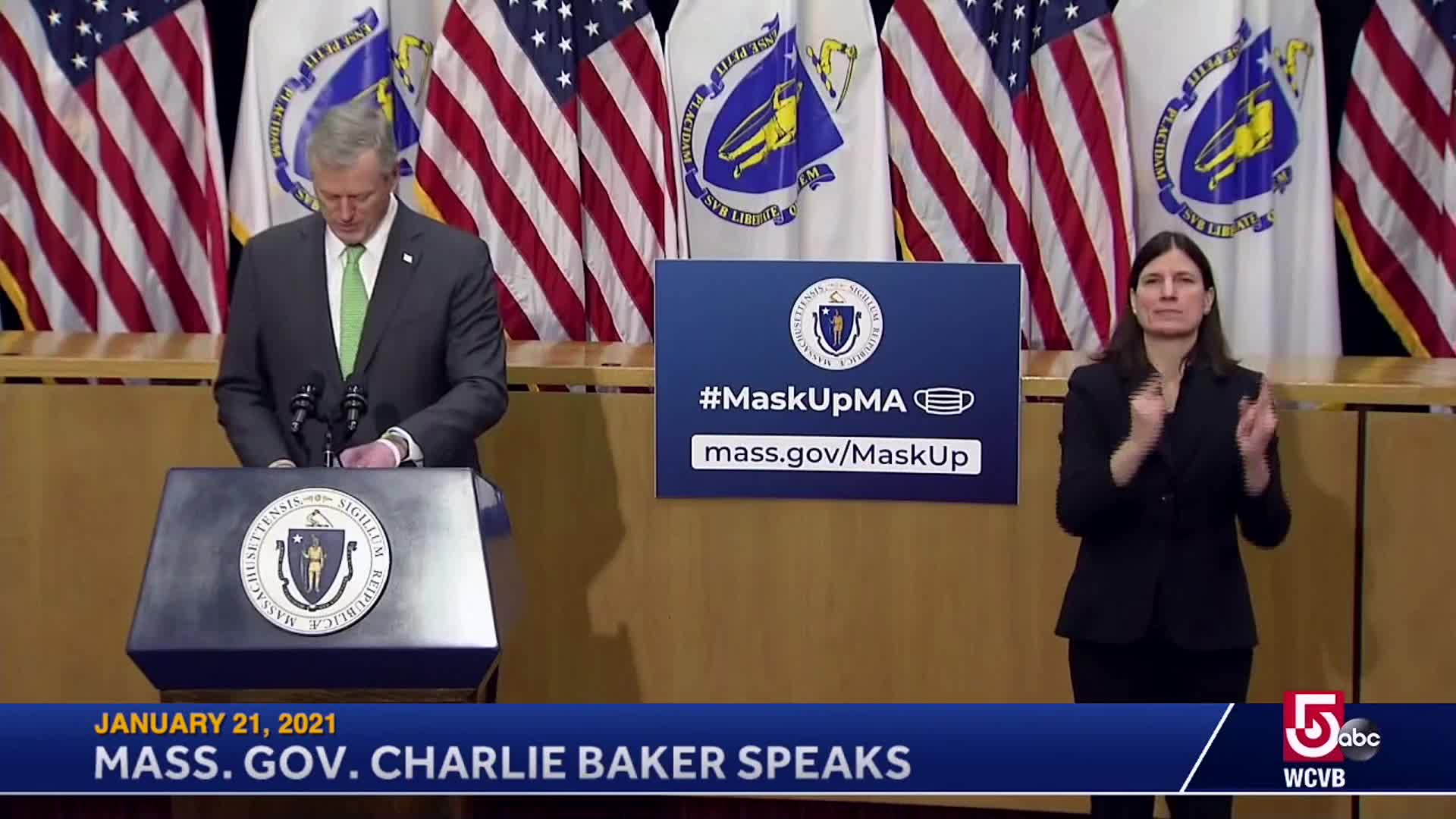 Governor Bakers COVID19 Update Jan., 21, 2021