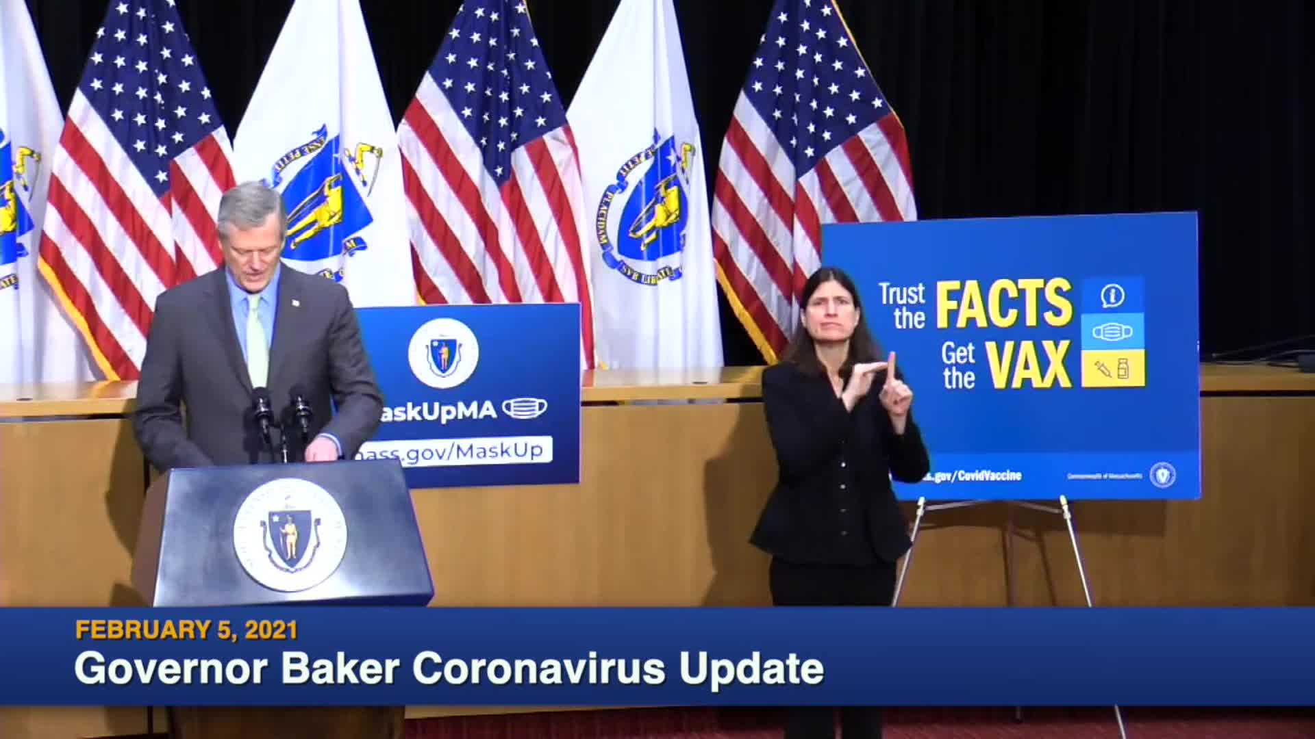 Governor Bakers COVID19 Update Feb., 5, 2021
